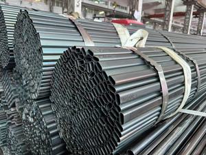 ASTM A653 Galvanized Rail Fence Mild Steel Oval <strong>Pipe</strong> 30x15mm Size Galvanized Steel Tube - Product Image 6