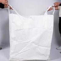 Kantong Besar Warna Putih WR Food Grade PP 1 Ton Jumbo Bag FIBC 1500kg Alas Datar Super Sack