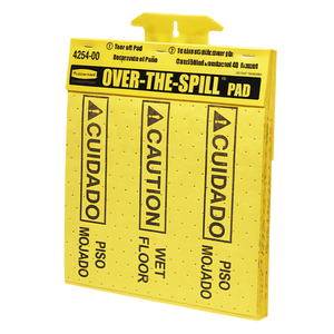 Tappetino Anti-Schizzi 4254-00 Giallo, Segnale di Attenzione Pavimento Bagnato, Tappetino per il Controllo delle Sversamenti - Product Image 2
