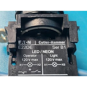 Cadre de plaque de legendation pour bouton-poussoir Eaton E22DE, utilisé comme pièce détachée pour équipement semi-conducteur Legacy - Product Image 2