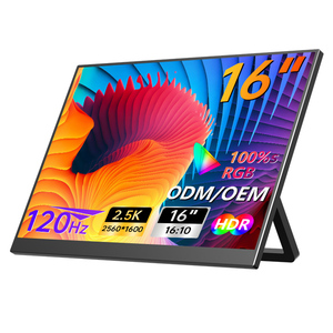 <span class=keywords><strong>Monitor</strong></span> Portatile 16 Pollici 16:10 2.5K HDR 120Hz IPS USB-C <span class=keywords><strong>Display</strong></span> per Laptop per Uso Professionale - Product Image 1
