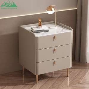 Wayon Smart Home Furniture <strong>Mini</strong> Coffee Table Modern Designed LED Light Wireless Charging Cooling <strong>Drawer</strong> Bedside Table - Product Image 3