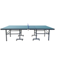 Vente en gros en usine Table de tennis de table pliable en MDF 18mm Table de tennis intérieure mobile avec roue pour l'entraînement en compétition