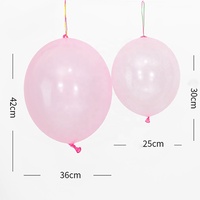 Nouveaux ballons en latex perforés de 18 pouces, jouets amusants à frapper avec poignée en élastique pour les jeux d'enfants, de fêtes et de mariages