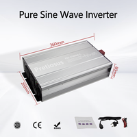 Pretiosus Inverter IP65 1000W Gelombang Sinus Murni Pengisi Daya Pompa Air Inverter 12/24V DC/AC 110/120V Inverter Charger