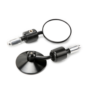 Acessórios da motocicleta 22mm Ajustável Guiador Circular Espelho Universal Vintage <span class=keywords><strong>Handle</strong></span> <span class=keywords><strong>Bar</strong></span> End Espelhos Retrovisores - Product Image 6
