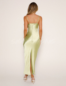 Vestido <span class=keywords><strong>de</strong></span> Fiesta <span class=keywords><strong>de</strong></span> Lujo para Mujer, Vestido <span class=keywords><strong>de</strong></span> Noche Elegante, Informal, Sexy, Vestido <span class=keywords><strong>de</strong></span> Fiesta Elegante para Mujer, Vestido Maxi con Volantes - Product Image 5