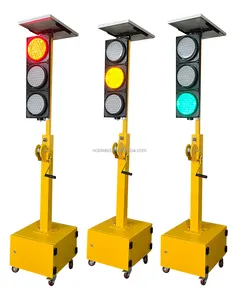 Solar Powered Portable Traffic Signal Lights Mobile Traffic Light