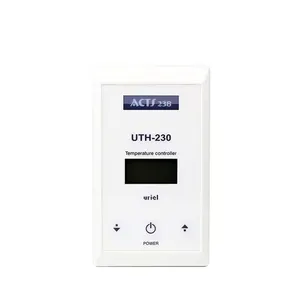 Zamanlanmış çalışma ile enerji verimli UTH 230 Saunas oda termostatı elektrikli yerden ısıtma sıcaklık regülatörü