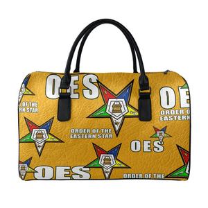 Order of the Eastern Star Women Leather Travel Bag Drop Shipping <b>POD</b> Unisex Travel Handbag Trendy Versatile <b>Sport</b> Bag for Gift - Product Image 2