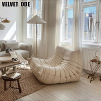 Komprimiertes Togo-Sofa, Caterpillar-Sofa, Luxuriöses Hochdichtes Schaumstoff-Sofa mit Fleckenschutz-Stoff, Modulares Sofa-Set für Moderne Wohnzimmer