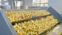 Máquina automática para hacer palomitas de maíz para cine, equipo industrial comercial de palomitas de maíz de Chocolate y caramelo