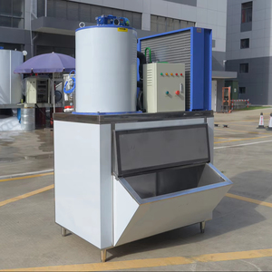Máquina de Hielo en Escamas de Alta Eficiencia de 1.5T para Refrigeración Industrial, Máquina de Hielo en Escamas de Gran Capacidad para Uso Industrial - Product Image 1