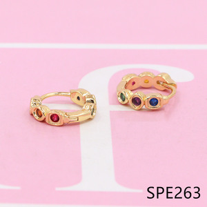 RLB06-DA Élégantes boucles <span class=keywords><strong>d</strong></span>'oreilles pour femmes, design classique, accessoires assortis à toutes les tenues - Product Image 5