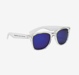 Lunettes de soleil miroir cristallines avec logo personnalisé, cadeaux promotionnels, vente en gros, luxe, OEM, personnalisées - Product Image 1
