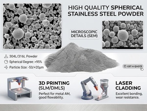 Poudre d'alliage d'acier inoxydable 316L sphérique pour l'impression 3D <span class=keywords><strong>métallique</strong></span> / la <span class=keywords><strong>fabrication</strong></span> <span class=keywords><strong>additive</strong></span> (AM) - Product Image 3