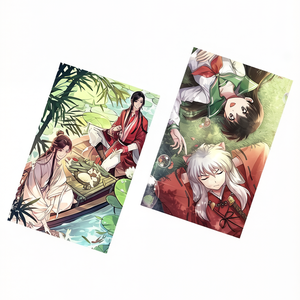 Tarjetas Comerciales Personalizadas, Impresión de Logotipos con Lámina Holográfica Láser, Diseño de Anime y Dibujos Animados, Coleccionables, OEM, Venta al Por Mayor - Product Image 4