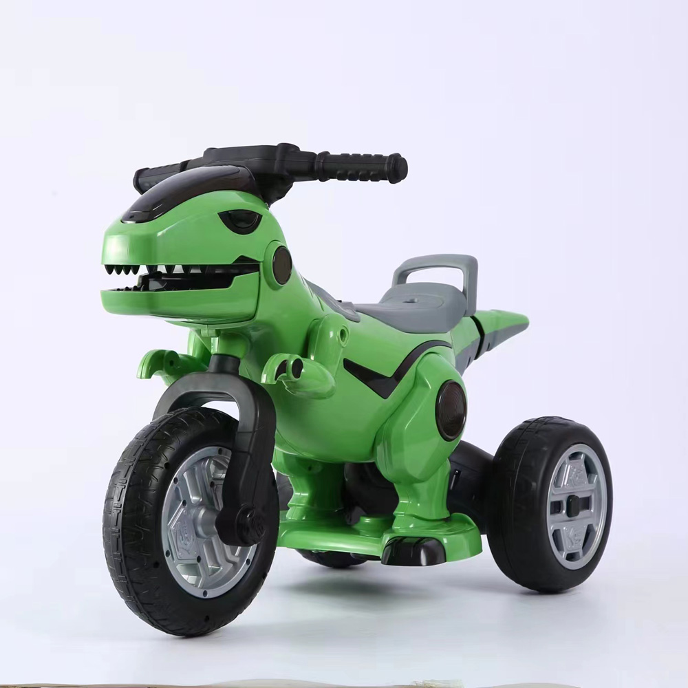 新発売の子供用電動バイクシミュレーション恐竜型三輪電動バイク