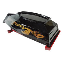 LOMATO Grand bateau à sushi en plastique ABS durable, écologique, avec logo personnalisé, pour la maison, le bureau, l'hôtel et la restauration