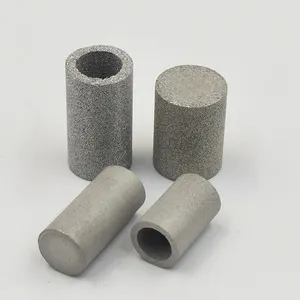 סין יצרן נירוסטה מסנן נקבובי מתכת sintered מסנן צינור דיסק