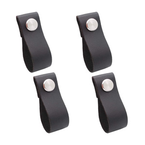 Manijas de cuero para gabinetes, modernas y minimalistas, para puertas de armarios, anticolisión, para habitaciones infantiles - Product Image 1