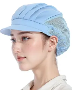 Fabrik guten Preis Haarnetz Unisex staub dicht atmungsaktiv Anti-Staub-Kappen Küchenchef Arbeits mütze