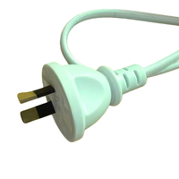 Ensemble de câbles de lampe rétro vintage en plastique isolé, style vis, avec variateur d'intensité, accessoires d'éclairage, câble tressé et prise