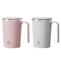 Mug à café électrique rechargeable en acier inoxydable Olerd, à double paroi, isolé sous vide, cadeau d'affaires pour le bureau, idéal pour les boissons chaudes