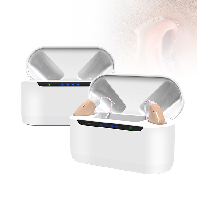 Noise Cancelling Aparelho Auditivo Bte Digital and Open Fit Hearing Aid Hearing Amplifier Rechargeable Hearing Aids