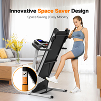 Caminadora Eléctrica Plegable Kreeda para Entrenamiento Profesional, Capacidad de 150 kg, Motor de 3.5 HP, Pantalla LED, Inclinación de 3 Niveles, Multifunción