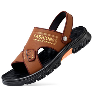 Sandalias de verano para hombre, suela suave, antideslizantes, zapatos de playa, sandalias informales para exteriores, marrón, negro, nuevo estilo 2024, fáciles de poner y llevar - Product Image 5