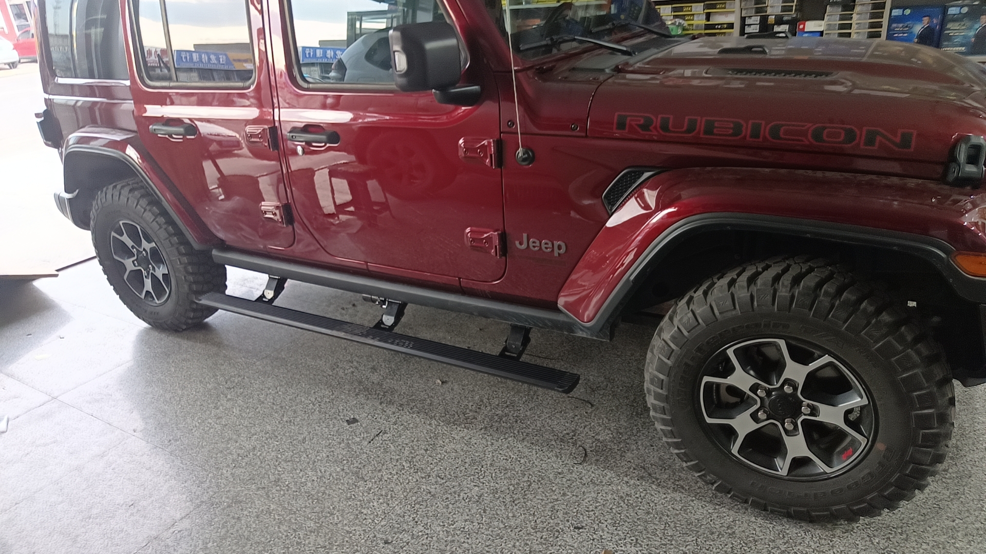 Marchepieds Latéraux Rabattables En Aluminium Anti Rouille Pour Jeep Wrangler Jl 2 Portes 2018