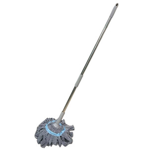 Hand Wring Mop Large Coral Fleece Round Head Self Wringing For Living Room Cleaning - Product Image 4