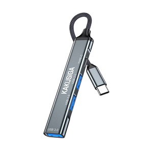 Kakusiga <b>Usb</b> Hub Type C 4 Port <b>Usb</b> <b>2.0</b> 3.0 With <b>Cable</b> For Laptop Pc - Product Image 1