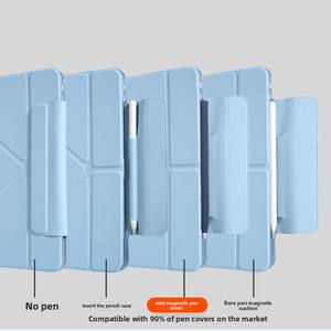 Étui de protection magnétique pour <span class=keywords><strong>iPad</strong></span> Pro 25, Air67 transparent, Pro113+Y pliable et détachable, 10e génération - Product Image 3