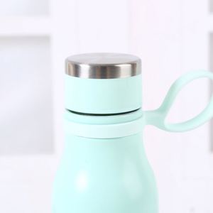 Gourde isotherme double paroi en acier inoxydable 304 personnalisable pour l'extérieur, vente en gros d'usine, avec poignée, idéale pour les cadeaux - Product Image 3