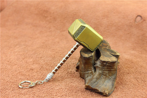 Marteau de Thor <span class=keywords><strong>Marvel</strong></span> <span class=keywords><strong>Avengers</strong></span>, qualité parfaite, marteau de Thor, porte-clés de 100 mm - Product Image 2