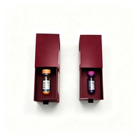 Emballage personnalisé pour suppléments de peptides, boîtes rigides, flacons de 2 ml, 3 ml, 5 ml, 10 ml, boîte d'emballage coulissante en carton, boîte magnétique avec éponge
