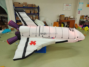 Modèle de fusée gonflable léger personnalisé <span class=keywords><strong>avion</strong></span> gonflable pour la décoration publicitaire - Product Image 5