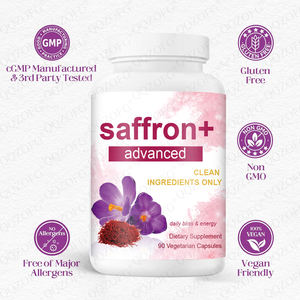 Zafferano + capsule 10-in-1 con estratto di zafferano, vitamina C, magnesio, curcuma e KSM-66 Ashwagandha per il supporto di umore ed energia - Product Image 4