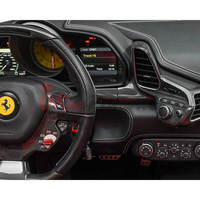 Kits d'intérieur en fibre de carbone 458 capuchons de garniture de tableau de bord droit et gauche pour Ferrari 458 Italia Spider