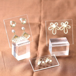 Nhà máy tùy ChỉNh Nóng bán bông tai vòng cổ vòng <span class=keywords><strong>Acrylic</strong></span> trang sức hiển thị đứng cho cửa hàng - Product Image 4