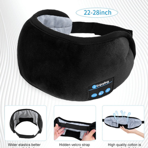 Masque de sommeil Bluetooth 3D avec musique sans fil, lunettes pour les yeux avec haut-parleurs de 30 mm, arrêt programmé - Product Image 3