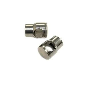 OEM Precision CNC Turning Usinagem CNC Peças Conector De Eixo De Aço Inoxidável