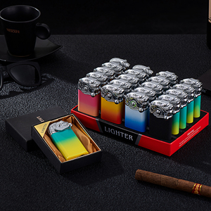 Encendedor croc de doble llama con logo personalizado, nuevo diseño, 2,0, venta al por mayor - Product Image 4
