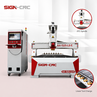 Router CNC Industrial de Alta Precisión para Madera, 4*8 pies, Eje Único de 9KW, Syntec 3D, Corte y Grabado de MDF