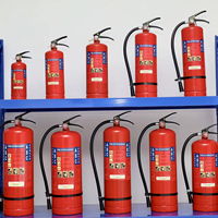 Extincteur à poudre sèche ABC de 6 kg pour usine d'équipement incendie, vente en gros, personnalisé, avec certifications ISO CE