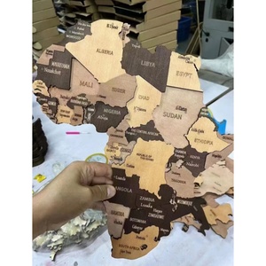 Mappa del Mondo 3D in Legno da Appendere per <span class=keywords><strong>Decorazione</strong></span> <span class=keywords><strong>Parete</strong></span> <span class=keywords><strong>Soggiorno</strong></span>, Puzzle Mappamondo, Arte Murale in Legno per <span class=keywords><strong>Decorazione</strong></span> Casa - Product Image 3