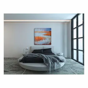 Minimalistische Abstracte Landschapsschilderijen Muurkunst Moderne Noordse Stijl Canvas Kunst Voor Slaapkamer Woonkamer Galerij Decor Foto