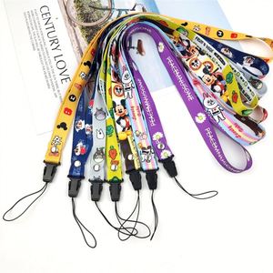 1.5MM Detachable <b>Polyester</b> <b>Lanyard</b> With Cartoon Floral Heat Transfer Print for Phone Case ID Badge Holder - Product Image 4